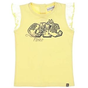 Koko Noko Meisjes-top Yellow Lace Shirt, geel, 8 Jaar
