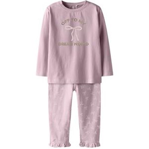 Pyjama's - Lange Mouwen Pyjama - Jersey - Glitterprint