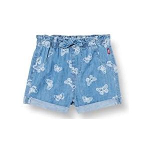 Levi's Kids Baby Meisjes Lvg Denim Scrunchie Short, Schoon Medium, 6 Maanden