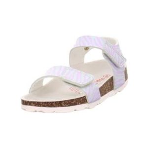 Superfit - 7510 - Meisjesslippers - Lichtgroen Roze - 29 EU Weit