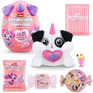 Rainbocorns Puppycorn Dalmatische geur verrassing - verrassing unboxing zacht speelgoed, geurende puppy pluche voor meisjes van ZURU