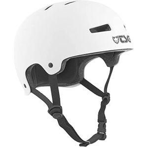 TSG Evolution Solid Colors Helm Unisex, wit (satin white), L-XL