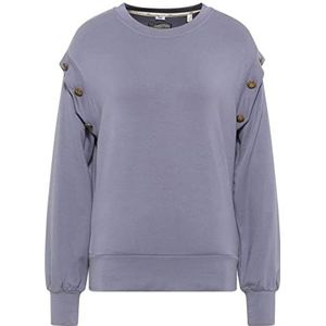 DreiMaster Sweatshirt voor dames, grijsblauw, L