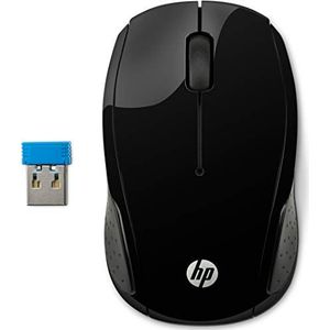HP 200 Draadloze Muis (Wireless USB) Zwart