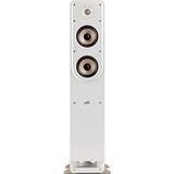 POLK AUDIO Signature Elite ES50 HiFi Vloerstaande Luidspreker met Hoge Resolutie voor Thuisbioscoop, Hi-Res-Gecertificeerde Speaker, Zuilluidspreker, Dolby Atmos en DTS: X Compatibel (1 Stuk) - Wit