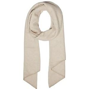PIECES Dames PCPYRON Long Scarf NOOS BC sjaal, Moonbeam/Detail:Silver Lurex, One Size