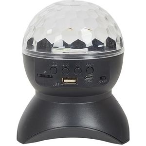 PARTY TIME, LA10481, Wireless Disco Speaker, Event accessories for young and old, original design, good audio quality, easy to maintain, ABS plastic, black.