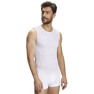 FALKE Heren Top van Onderlaag Warm M S/L SH Functioneel Material Sneldrogend 1 Stuk, Wit (White 2860), XXL