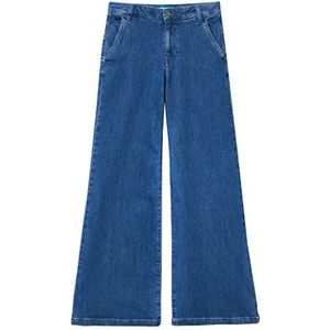 United Colors of Benetton Broek 4AC6574X5 jeans, denim blauw 902, 46 dames, Denim blauw 902, 42 NL