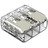 WAGO - 221-483 - Verbindingsklemmen - 3 Geleiders - Tot 4 mm² - 50 Stuks - Compacte Kabelverbinders