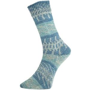 Pro Lana Fjord Socks kleur 196, sokkenwol patroonvormend, wol Noors patroon om te breien, 100 g, 400 m