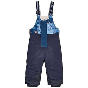 Killtec - FISW 44 - Pantalon de Ski - Blauw - Functioneel voor Kinderen met Bretelles en Jupe Pare-Neige