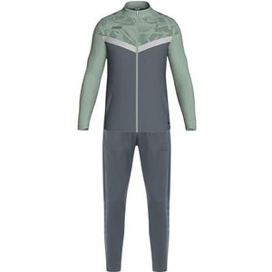 JAKO Uniseks polyester pak Iconic, antraciet licht/mintgroen/soft grijs, M