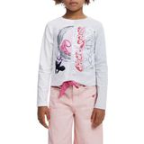 Desigual - Ghost Spider™ - Lange Mouwen T-shirt - Met Marvel™-Druck en Glitzerverzierungen