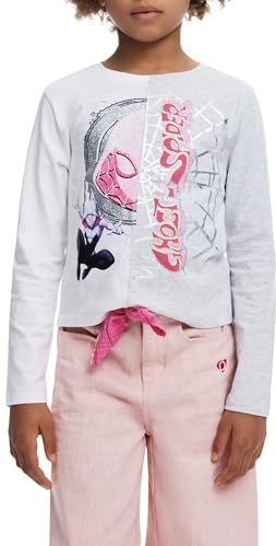 Desigual - Ghost Spider™ - Lange Mouwen T-shirt - Met Marvel™-Druck en Glitzerverzierungen