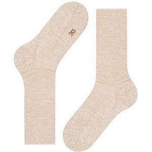 FALKE Uniseks-volwassene Sokken Walkie Ergo U SO Wol Functioneel material eenkleurig 1 Paar, Beige (Sand Melange 4490), 46-48