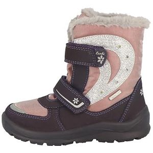 Lurchi 63l1073008 sneeuwlaarzen voor meisjes, Roze Paars Grijs, 34 EU Breed