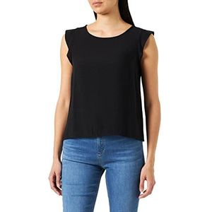 TOM TAILOR Denim Dames blouse 1035708, 14482 - Deep Black, L