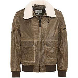 camel active Leren jas voor heren, Bruin, 66