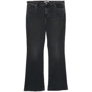 Jeans - Stoned Washed Look - Zwart - Met Riemlussen en Steekzakken