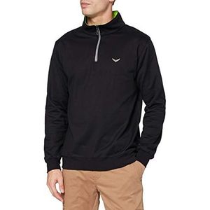 Trigema Sweatshirt voor heren, zwart, XL