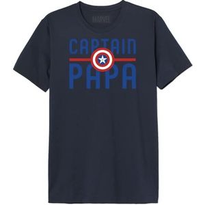Marvel T-shirt voor heren, Donkerblauw, XS