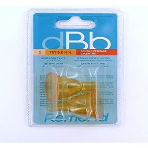 dBb Remond Blisterverpakking van 2 Nn spenen - verspringende piercing rubber en luchtregelaars