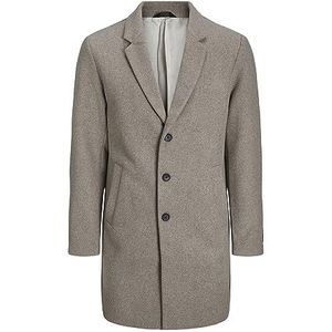 Jack & Jones - Wollen Jas - Groen - Zware Stof