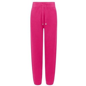 Apart gebreide joggingbroek van een zachte viscose-mix met kasjmier, roze, 34