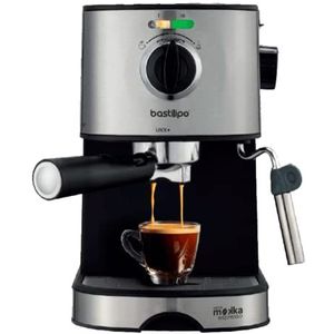 Bastilipo - Espressomachine - Mokka Expreso 20 Vintage - 20 bar vermogen - Gemalen koffie en E.S.E capsules (2345)