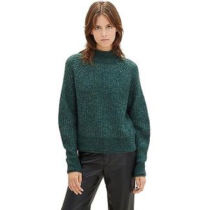 Tom Tailor Denim Damestrui, 10592 - Midnight Forest Green Mélange, L