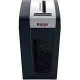 Rexel MC6-SL Stille Micro Papierversnipperaar, Versnippert 7-6 (70-80 gsm) Vellen, Veiligheidsniveau P5, Voor Thuis, Uitschuifbare Opvangbak Van 18 Liter, Stil En Compact, Secure Assortiment, 2020130