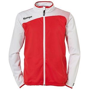 FanSport24 Kempa Emotion Classic Jas, rood/wit, maat XXL