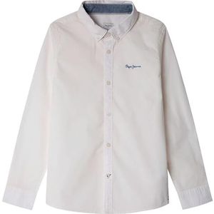 Pepe Jeans - Camdem - Kinderhemd - Effen Kleur - Lange Mouwen - 100% Duurzame Katoen