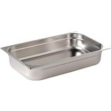 Vogue RVS 1/1 Gastronorm Pan 9Ltr/65mm Diep Voedsel Container