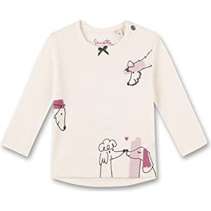 Sanetta Shirt voor baby's, wit fluister, 92 cm