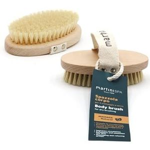 martini SPA droge lichaamsborstel met natuurlijke haren