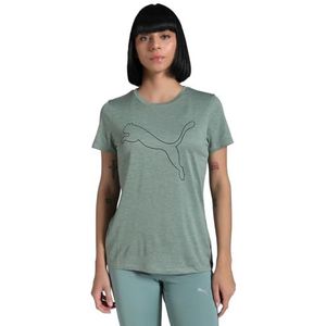 PUMA Unisex W Tad Essential Heather Logo Tee Tees (Pack van 1)