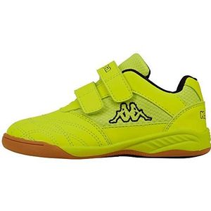 Kappa Unisex's Kickoff Oc Kids Low-Top Sneakers, Yellow Black 4011, 44 EU