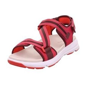 Legero - Sandaal - Rood - Color-Blocking - Velcro Sluiting