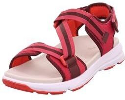 Legero - Sandaal - Rood - Color-Blocking - Velcro Sluiting