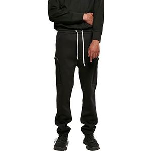 Urban Classics Heren joggingbroek Low Crotch Cargo joggingbroek voor mannen, verkrijgbaar in 2 kleuren, maten XS - 5XL, zwart, M