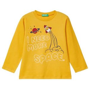 United Colors of Benetton T-shirt M/L, Geel, 1 jaar