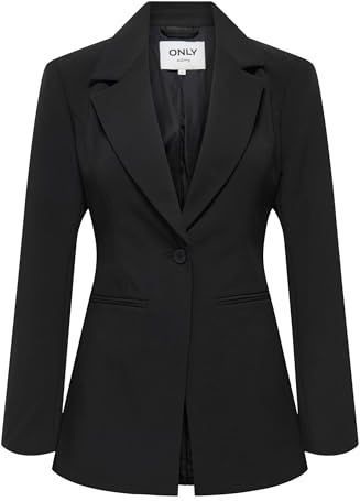Onlraven - Blazer - Lang - Slim Fit - Omkeerbare Hals - Knoopsluiting