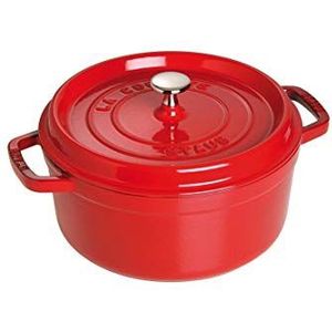 Staub Braadpan - Rond - 26 cm - Kers