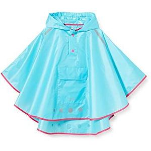Playshoes - Regenponcho voor kinderen - Opvouwbaar - Turquoise - maat L