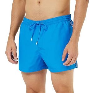 Calvin Klein Heren Zwembroek Kort Trekkoord, Blauw (Nimbus Cloud), 4XL Grote Maten