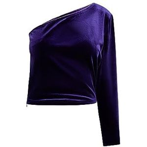 TYLIN Dames One-Shoulder Top, lila, S