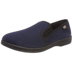 Manitu Manitu-home Herenpantoffels, laag model, blauw, 42 EU
