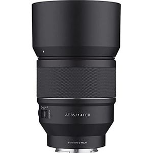 SAMYANG 85mm F1.4 AF-serie II Full Frame Telefoto Auto Focus Lens voor Sony E (SYIO85SE2-E), Zwart